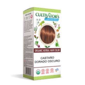 CASTANHO DOURADO ESCURO tinta orgânica 100gr ECOCERT