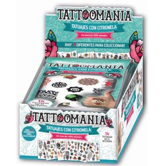 TATTOOMANIA tatuajes con citronela exp.24 laminas