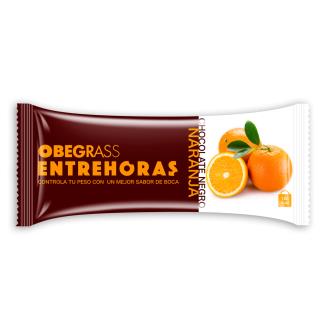OBEGRAS barr. entrehoras choco negro-naranja 20ud