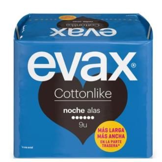 EVAX COTTONLIKE alas noches 9ud.
