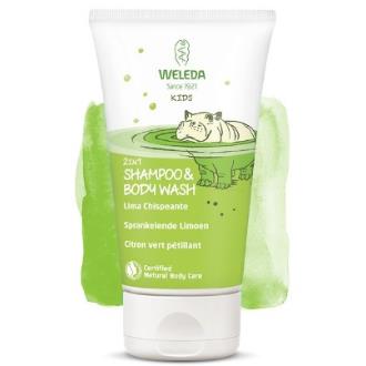 CHAMPU y GEL 2 en 1 infantil lima chispeante 150ml