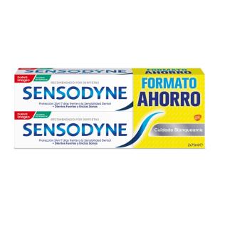 SENSODYNE DUPLO CUIDADO BRANQUEANTE 2x75ml.