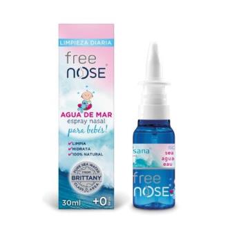 FREE NOSE agua de mar isotonic +0 spray nasal 30ml