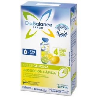 DIABALANCE gel glucosa absorção rapida limão 4ud.