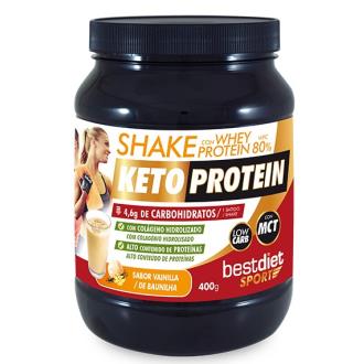 SHAKE WHEY PROTEIN 80% sabor baunilha 400gr.