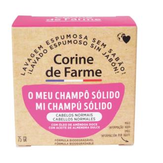 CHAMPU SOLIDO con aceite de almendra dulce 75gr.