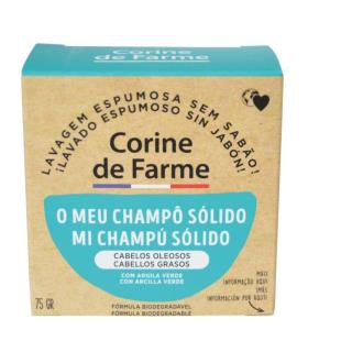 CHAMPU SOLIDO con arcilla verde 75gr.