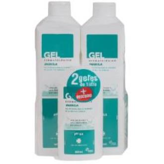 INIBSA PACK VIAJE 2 geles dermat. 1litro+gel 200ml