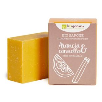 BARRA DE SABONETE laranja e canela 100gr.