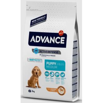 ADVANCE CANINE PUPPY MEDIUM POLLO ARROZ 3kg.