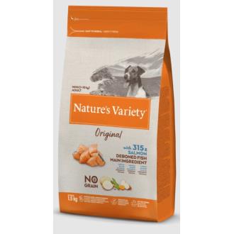 NATURE´S VARIETY CANINE ADULT MINI SALMON 1,5kg.