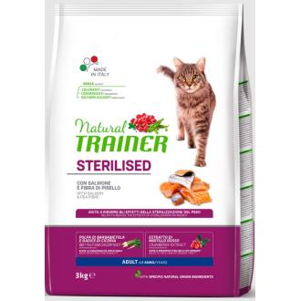 NATURAL TRAINER FELINE ADULT STERIL. SALMON 3kg.