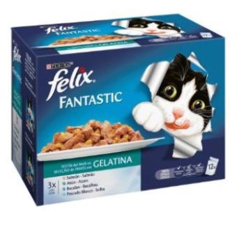 FELIX FANTASTIC FELINE ADULT FESTIN DE MAR 12x100g