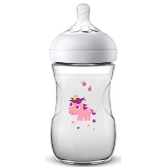 BIBERON NATURAL unicornio 260ml. SCF070/25