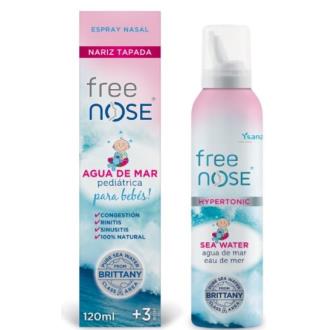 FREE NOSE agua de mar hipertonic pediatrica 120ml
