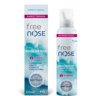 FREE NOSE agua de mar hipertonic forte spray 120ml