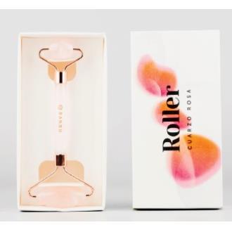 BANBU jade roller quartzo rosa vermelhidão facial