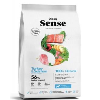 DIBAQ SENSE salmão e perú puppy 2kg. SG