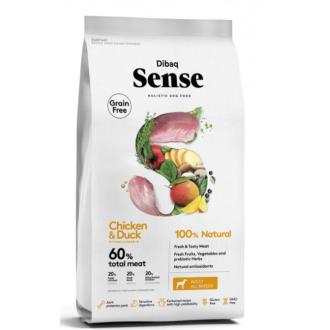 DIBAQ SENSE frango e pato cão adulto 12kg. SG