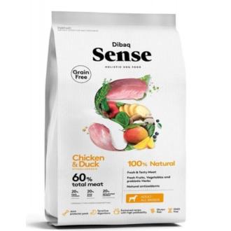 DIBAQ SENSE frango e pato cão adulto 2kg. SG