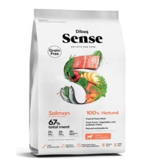DIBAQ SENSE salmão cão adulto 2kg. SG