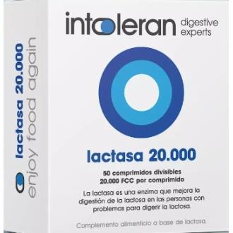 INTOLERAN lactase 20.000 50comp.