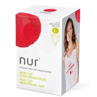 NUR CUP copa menstrual talla L.