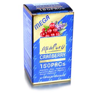 CRANBERRY MEGA150 PACS 40cap. ESTADO PURO