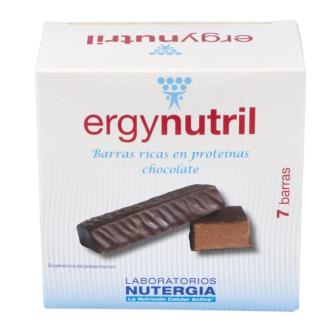 ERGYNUTRIL barritas sabor chocolate 7ud.