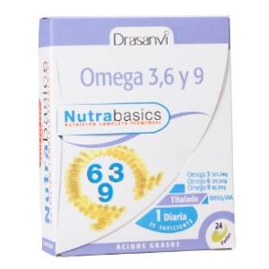 NUTRABASICS OMEGA 3-6-9 24perlas