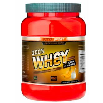 PROTEINAS whey protein 83% platano 1kg.