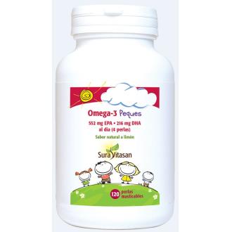 OMEGA 3 peques sabor naranja/limon/grose 120perlas