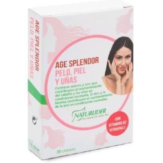 AGE splendor pelo piel y uñas 30vcaps.