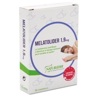 MELATOLIDER melatonina 1,9mg. 30comp.