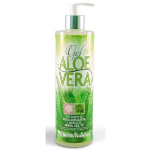 GEL ALOE VERA + ROSA MOSQUETA +ARBOL DE TE 500ml.