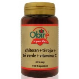 CHITOSAN + TE ROJO + TE VERDE + VIT. C 100cap.