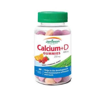 CALCIO + VIT D3 gummies 60gominolas