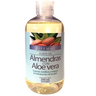 ACEITE ALMENDRAS CON ALOE VERA 250ml.