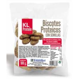 BISCOTES PROTEICOS KL PROTEIN con semillas 100gr.