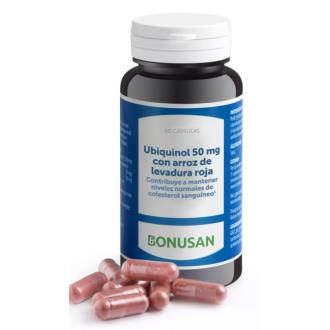 UBIQUINOL 50mg. con arroz de levadura roja 60cap.