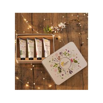 COFRE BEIGE cuarteto de cremas de manos