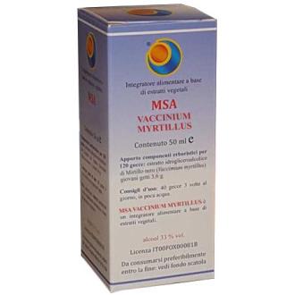 MSA VACCINIUM MYRTILLUS brotos mirtilo 50ml.