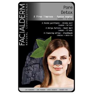 FACIALDERM BLACK NOSE STRIPS detox 5ud.