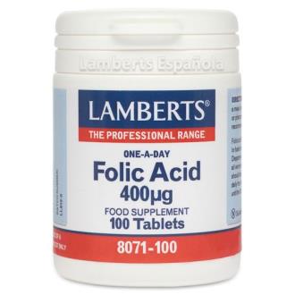 ACIDO FOLICO 400 mcg. 100 cap.