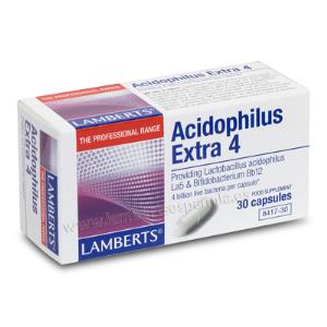 ACIDOFILUS EXTRA 4 S/LECHE 30 cap. (REFRIGERACION)
