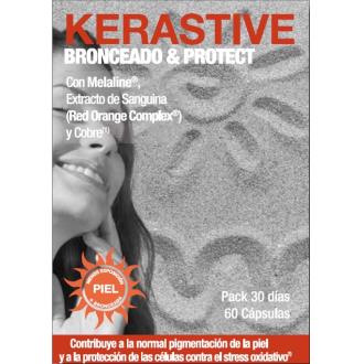 KERASTIVE bronzeado e protect 60cap.
