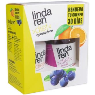 LINDAREN DIET QUEMADREN PACK 30dias