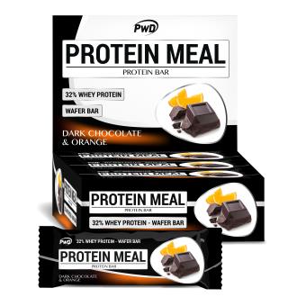 PROTEIN MEAL barritas chocolate negro-naranja 12u