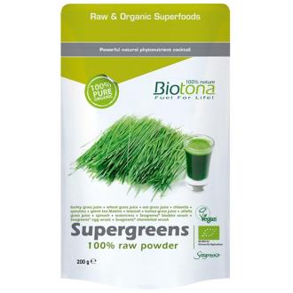 SUPERGREENS RAW 200gr. BIO