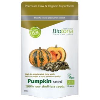PUMPKIN SEED RAW sementes de abóbora 300gr. BIO